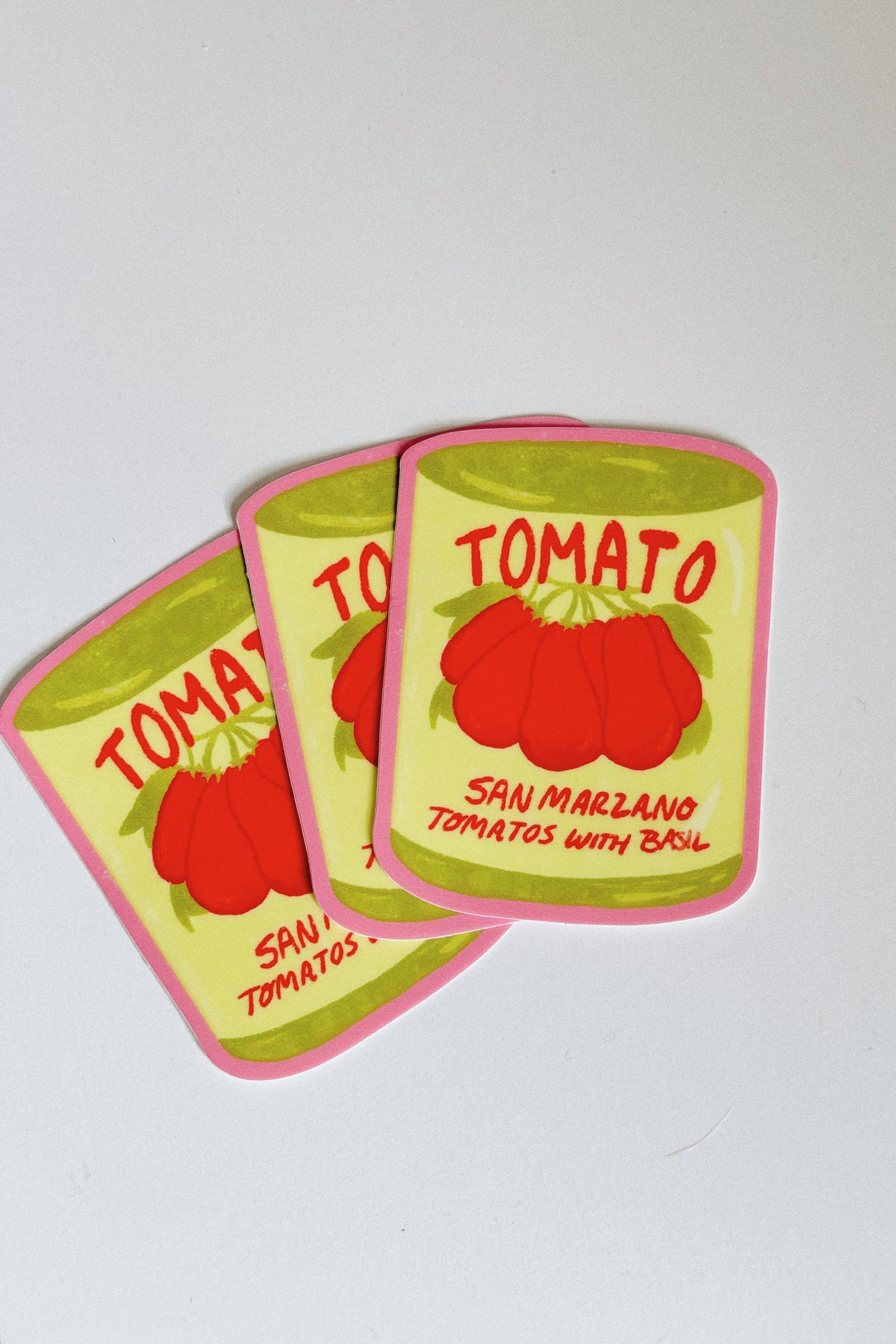 San Marzano Tomato Vinyl Sticker - Waterproof Decal for Laptops, Cars & DIY Crafts - Italian Kitchen Decor, Foodie Gifts