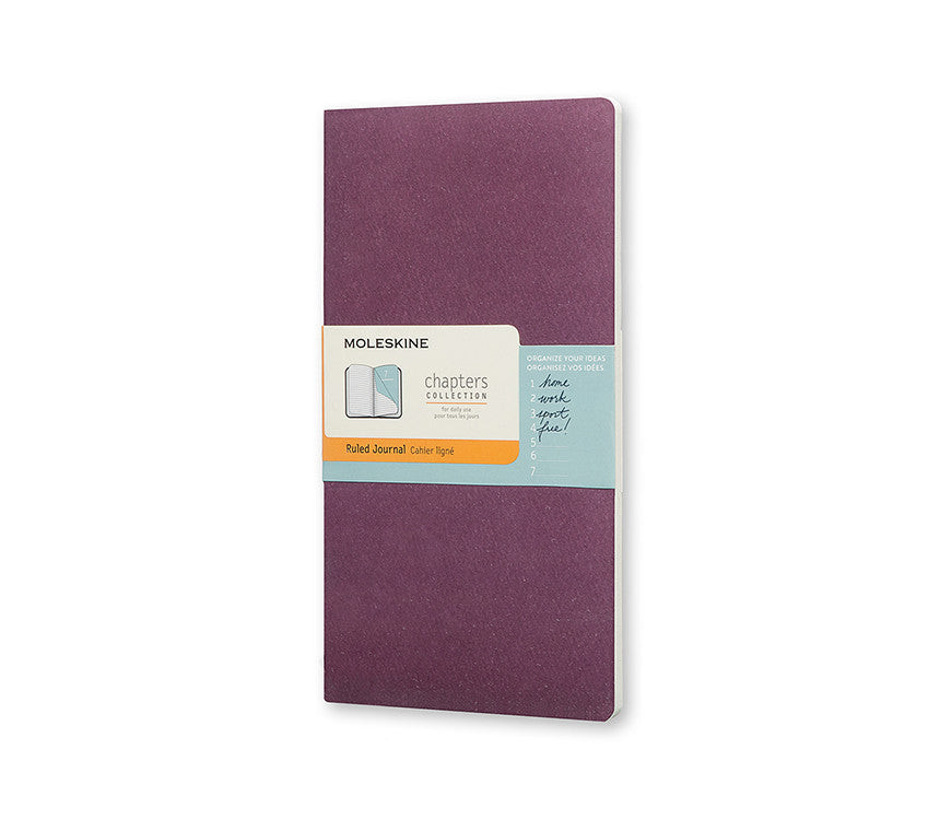 Moleskine Chapters Journal - Ruled Pages, Soft Cover - Perfect for Writing, Note Taking & Daily Planning | Ideal for Students, Professionals & Creative Minds