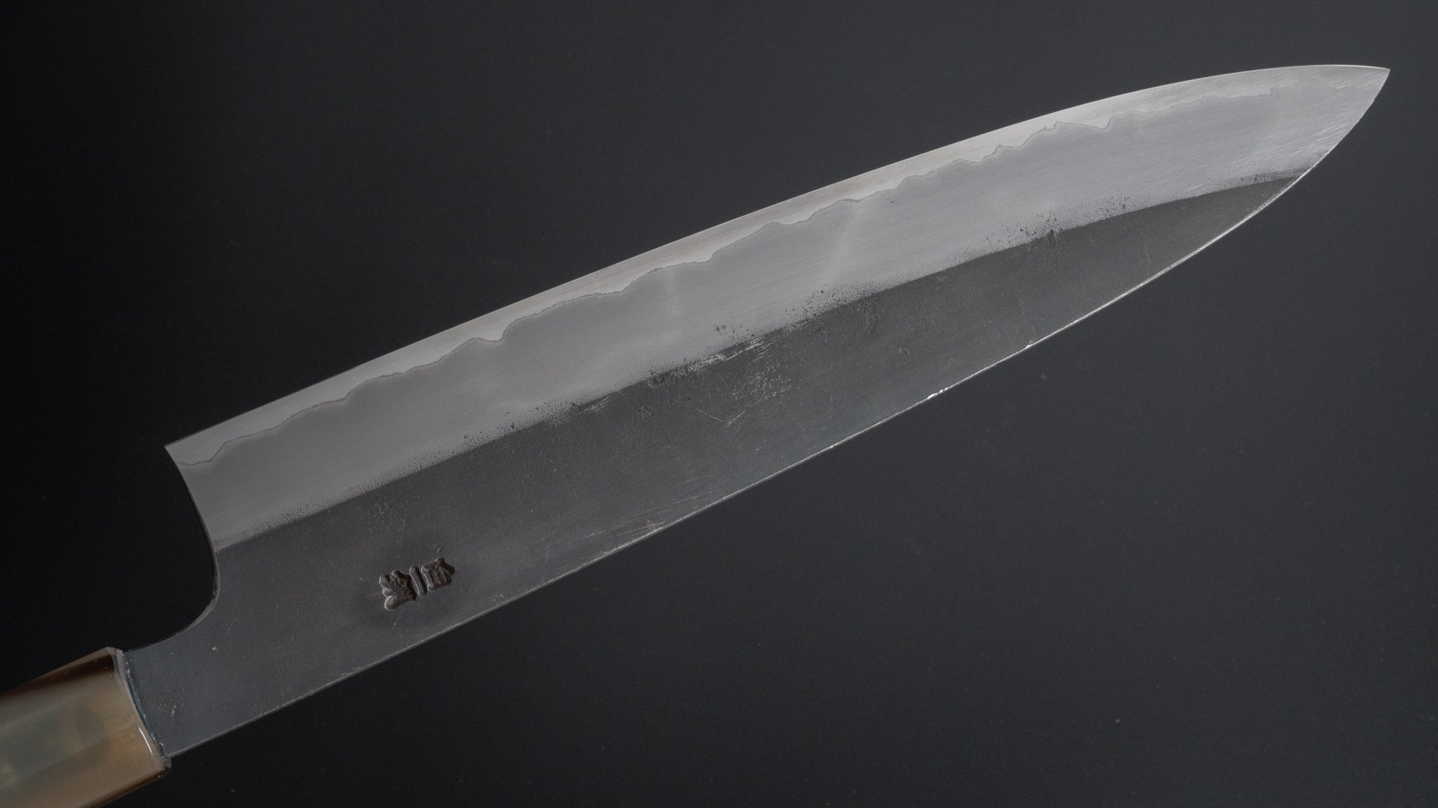 Hitohira Togashi White #1 Stainless Clad Kurouchi Gyuto 270mm Japanese Chef Knife with Taihei Ebony Handle - Perfect for Sushi, Meat Slicing & Professional Kitchen Use