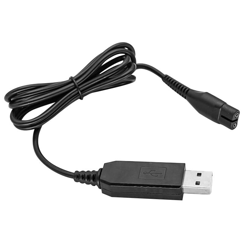 Philips One Blade Replacement Charger 4.3V USB Charging Cable - Compatible with Philips Norelco OneBlade QP2520, QP2620, A00390, QG3320, RQ320, RQ328, RQ330, RQ331, RQ338, RQ350 & Series 1000 - Perfect for Travel, Gym & Home Grooming