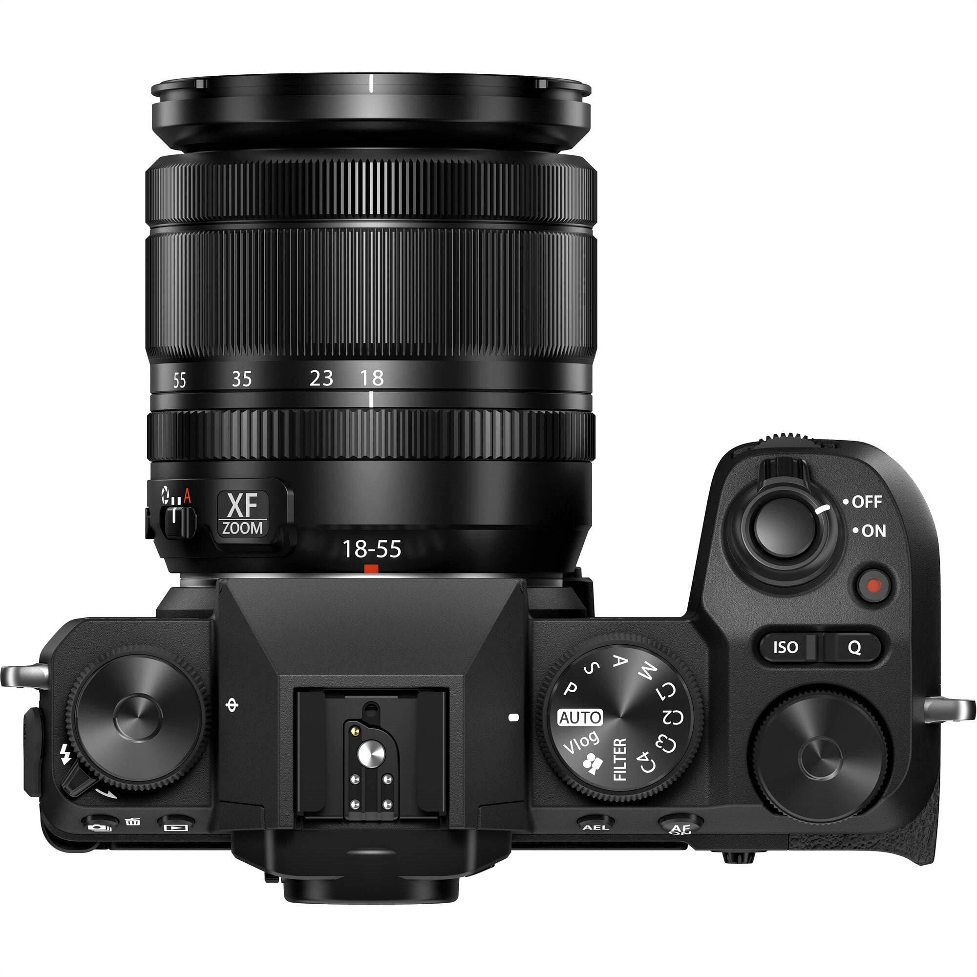 Fujifilm X-S20 Mirrorless Digital Camera with 18-55mm Lens Kit - 26.1MP APS-C Sensor, 5-Axis IBIS, 4K Video, Vlog & Travel Photography (Black) - Perfect for Content Creators, Travel Enthusiasts & Photography Beginners