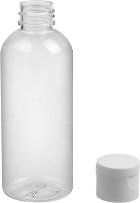 12-Pack 100ml Clear Refillable Travel Bottles - Leak Proof Squeeze Cosmetic Containers with Flip Cap for Shampoo, Lotion, Toiletries - Perfect for Air Travel, Gym, Camping & Home Organization