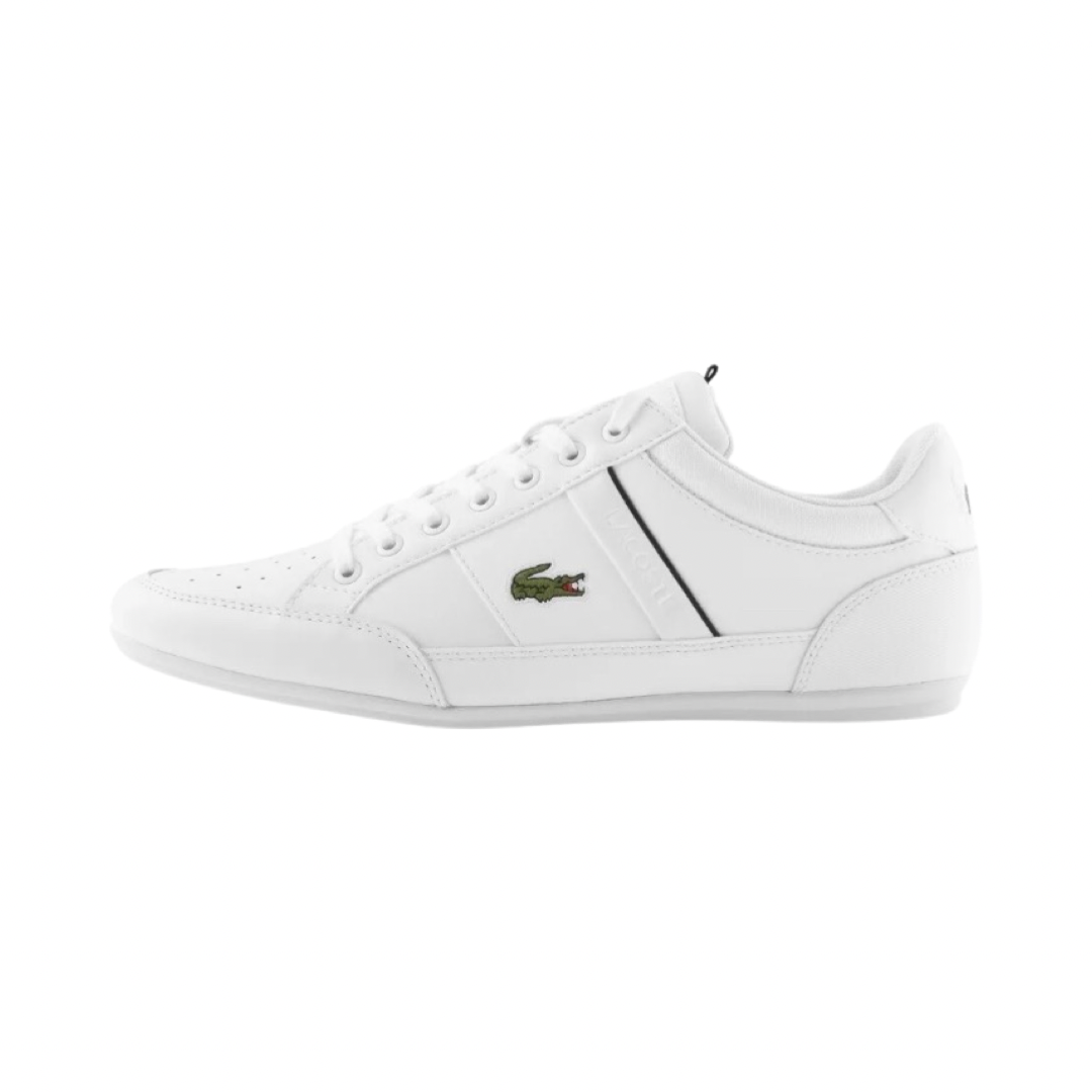 Lacoste Chaymon 0121 CMA White Black Sunglasses - Stylish UV Protection for Outdoor Sports & Driving