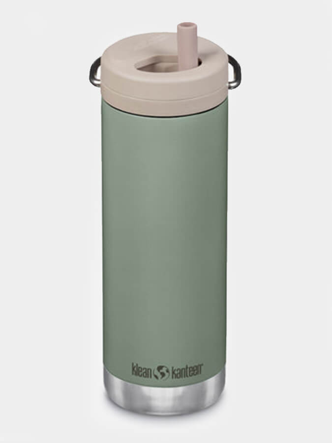 Klean Kanteen TK Wide 16oz (473ml) Insulated Stainless Steel Water Bottle with Twist Cap - Perfect for Hiking, Gym & Outdoor Activities