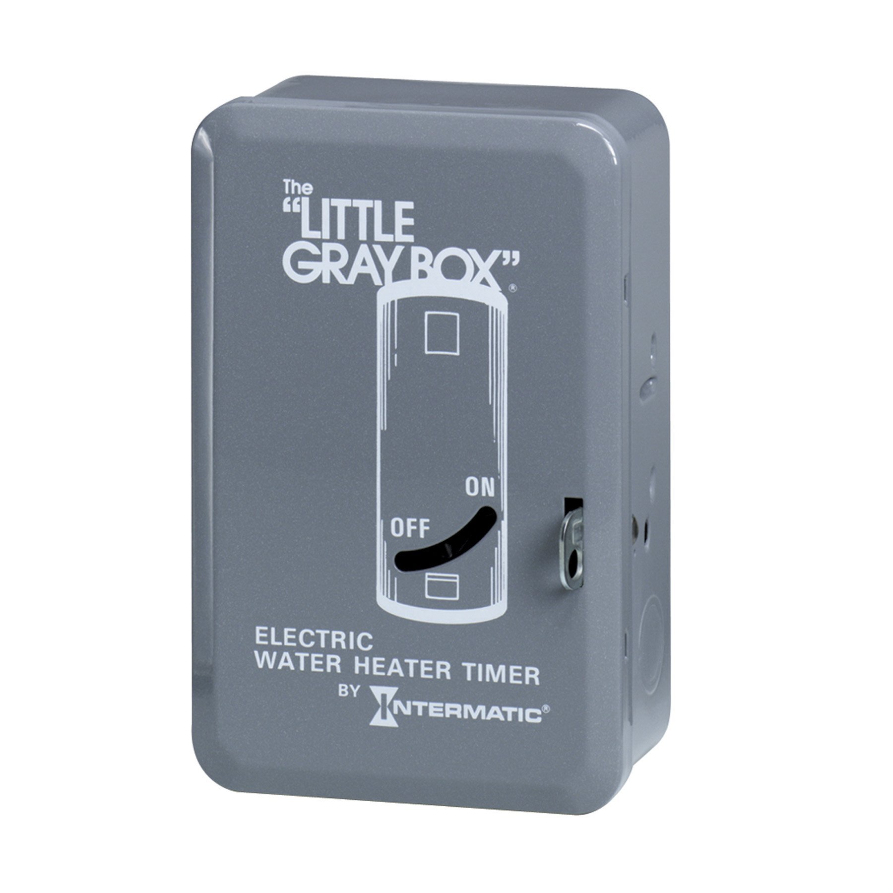 Intermatic WH40 Electric Water Heater Timer, Gray - Energy Saving Programmable Timer for Water Heaters, Perfect for Homes, Pools & Spas