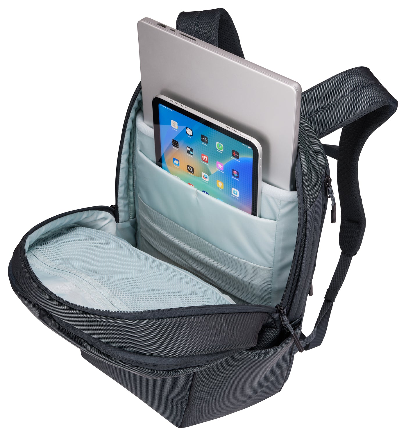 Thule Subterra 2 27L Laptop Backpack for Men & Women - Water-Resistant Dark Slate Gray Business Travel Backpack - Perfect for Commuting, Work & College