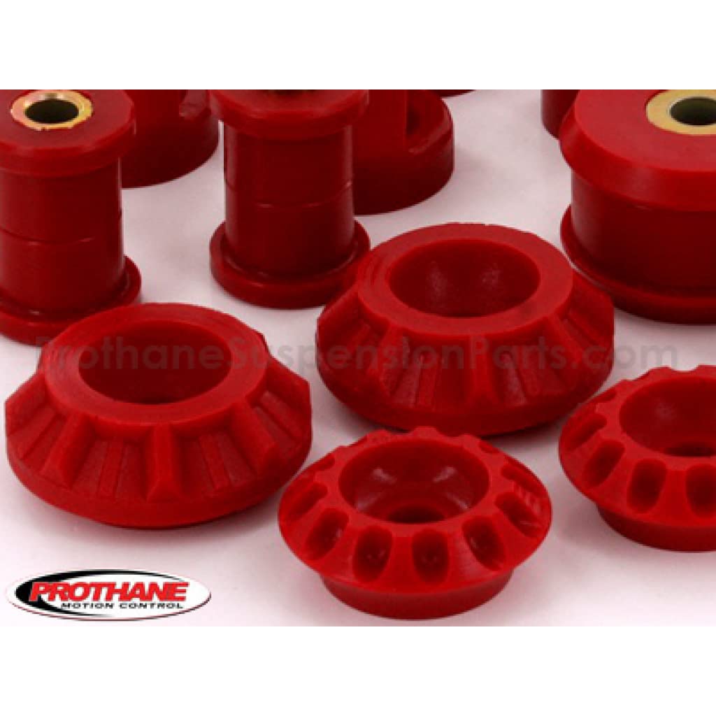 Pro-Thane Total Bushing Kit for Volkswagen Golf MK1 MK2 1985-1997 - Red Performance Suspension Bushings (22-2009) | Improves Handling & Ride Comfort for Classic VW Golf Models