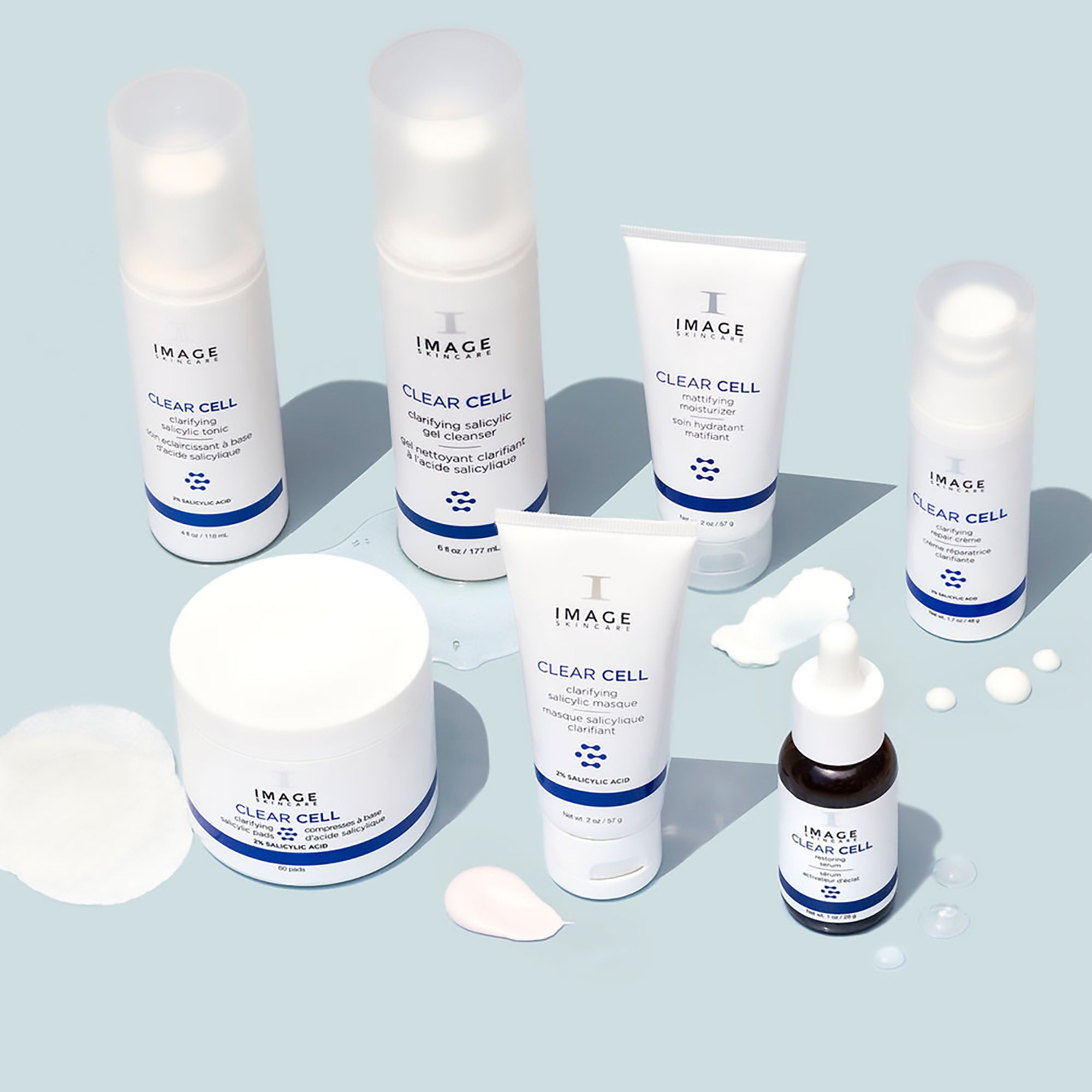 Image Skincare Clear Cell Mattifying Moisturizer for Oily Skin - Oil-Free Hydration & Pore Minimizer - Perfect for Daily Skincare Routine & Acne-Prone Skin
