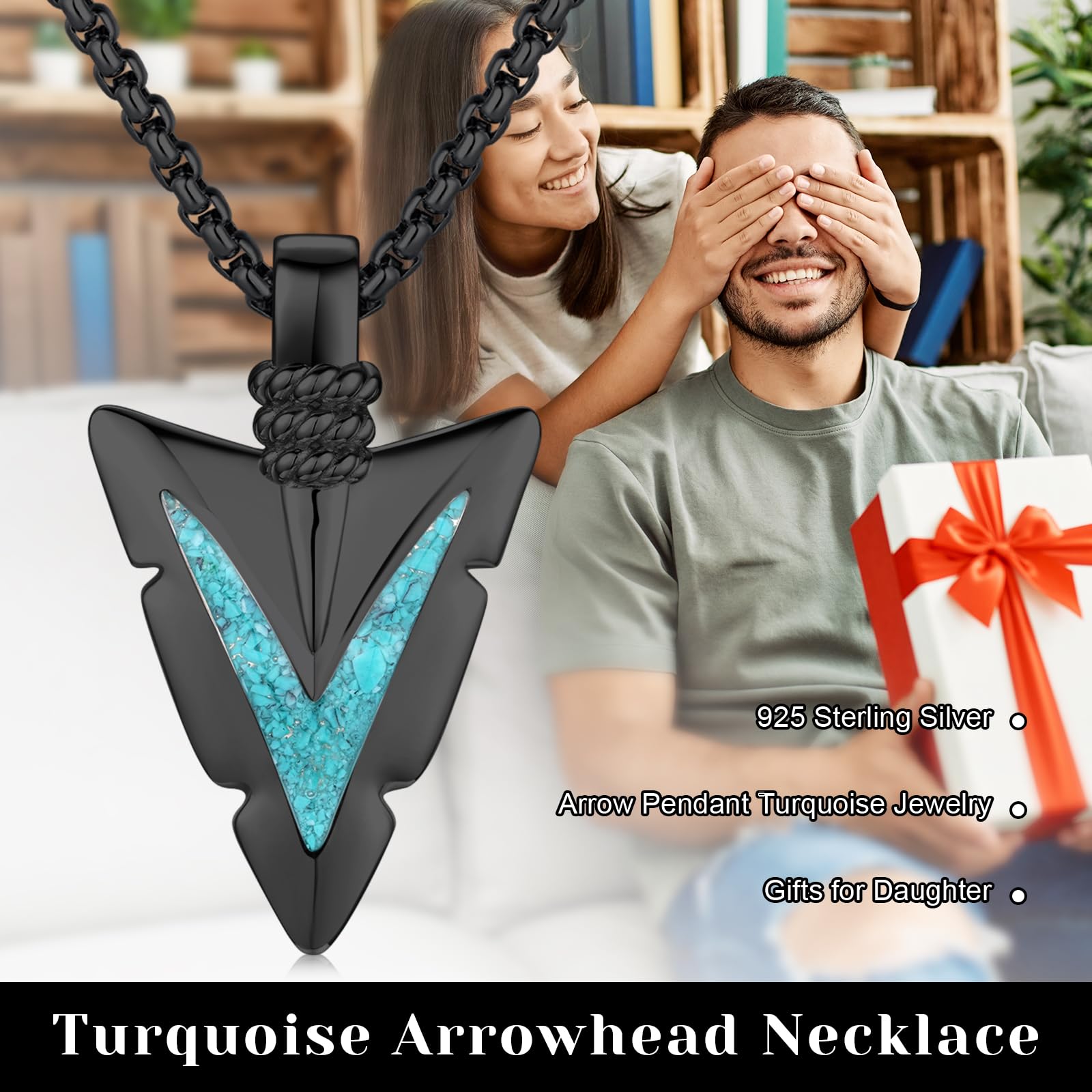 925 Sterling Silver Arrowhead Necklace for Men & Women - Handmade Arrow Pendant Jewelry Gift for Birthday, Anniversary & Outdoor Enthusiasts | Perfect for Camping, Hiking & Nature Lovers