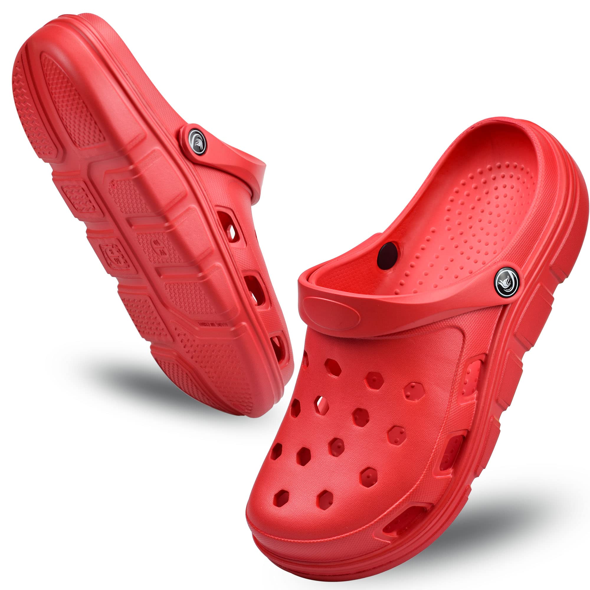 PIMIO Garden Clogs for Women & Men - Slip On Work Shoes with Arch Support, Quick-Dry Water Shoes & Comfortable Casual Sandals - Perfect for Gardening, Beach, Pool & Outdoor Activities