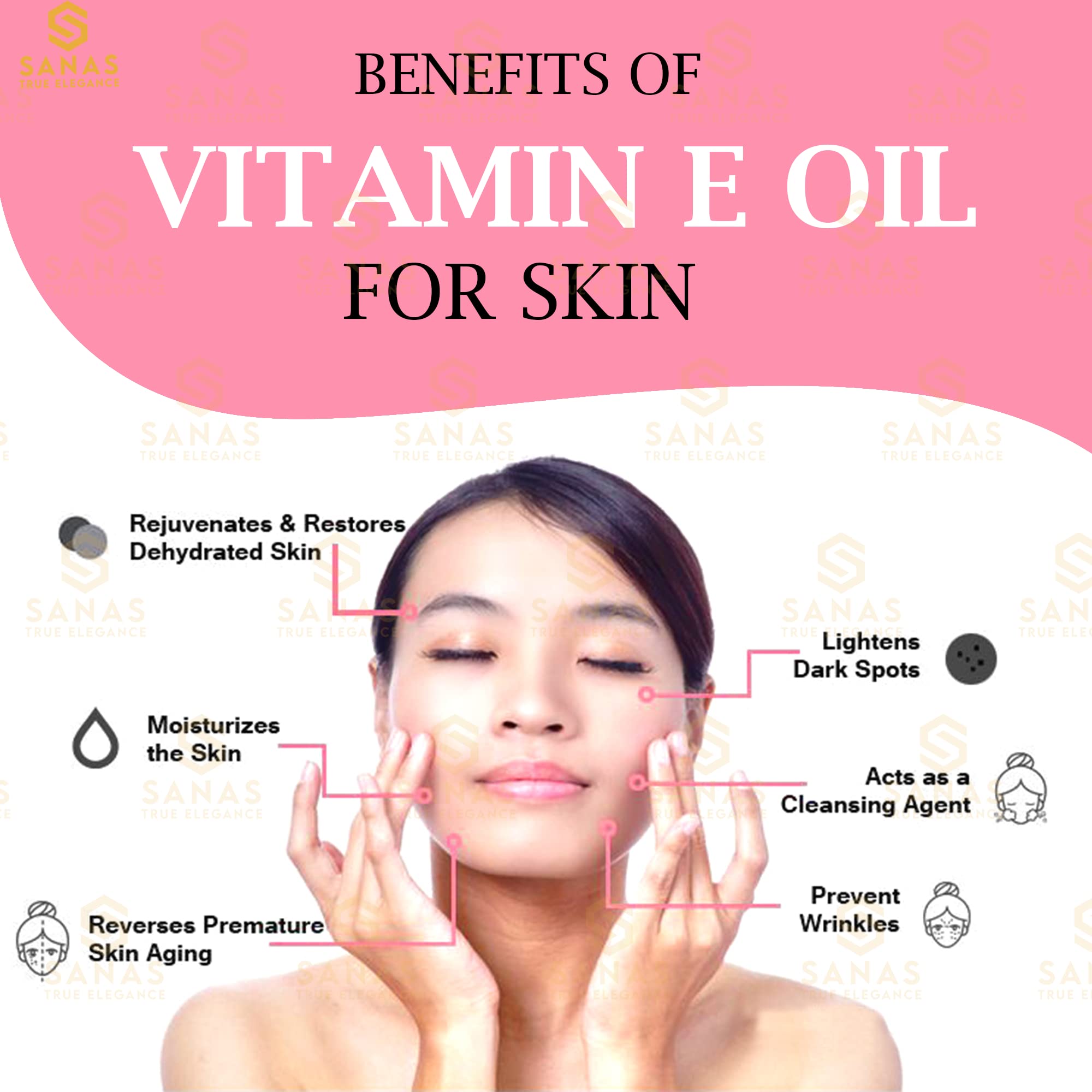 Sanas Animate Aloe Vera & Vitamin E Facial Oil Capsules - Hydrating & Nourishing for Dry Skin, Anti-Aging & Glow Boost - Perfect for Night Routine & Travel Skincare