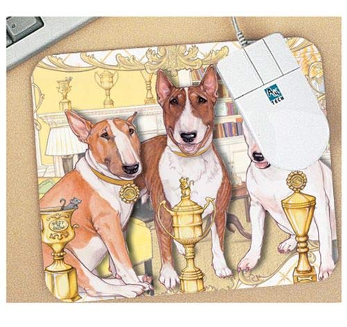 Bull Terrier Mouse Pad - Non-Slip Animal Theme Gift for Dog Lovers | Perfect for Office, Gaming & Home Computer Setup