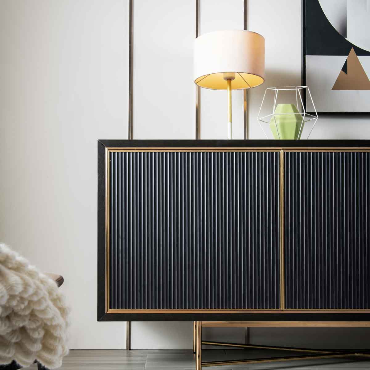 Inca Sideboard - Stylish Wooden Buffet Cabinet with Storage for Dining Room & Living Room | Perfect for Home Decor, Entertaining & Organizing Dishes