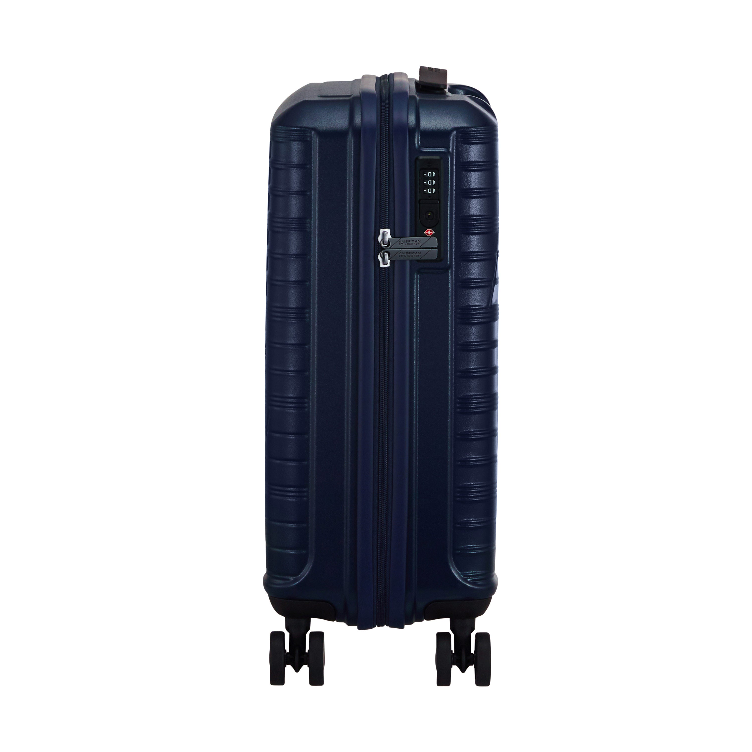 American Tourister Surftime Spinner Carry On Luggage - Lightweight Expandable Suitcase for Travel, Business & Vacation - 20