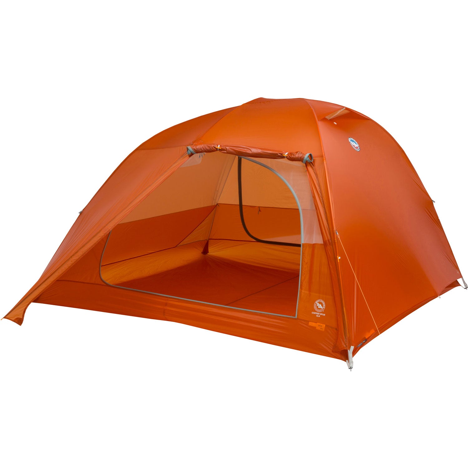 Big Agnes Copper Spur UL 4 Person Backpacking Tent - Lightweight 3-Season Camping Shelter for Family & Group Hiking Adventures