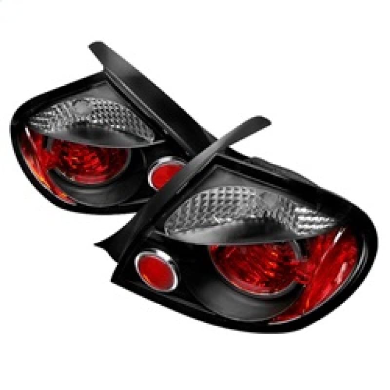 Spyder Auto 5002457 Euro Style LED Tail Lights - Black/Clear Smoke Lens - Compatible with [Vehicle Model] - Enhance Style & Safety for Night Driving