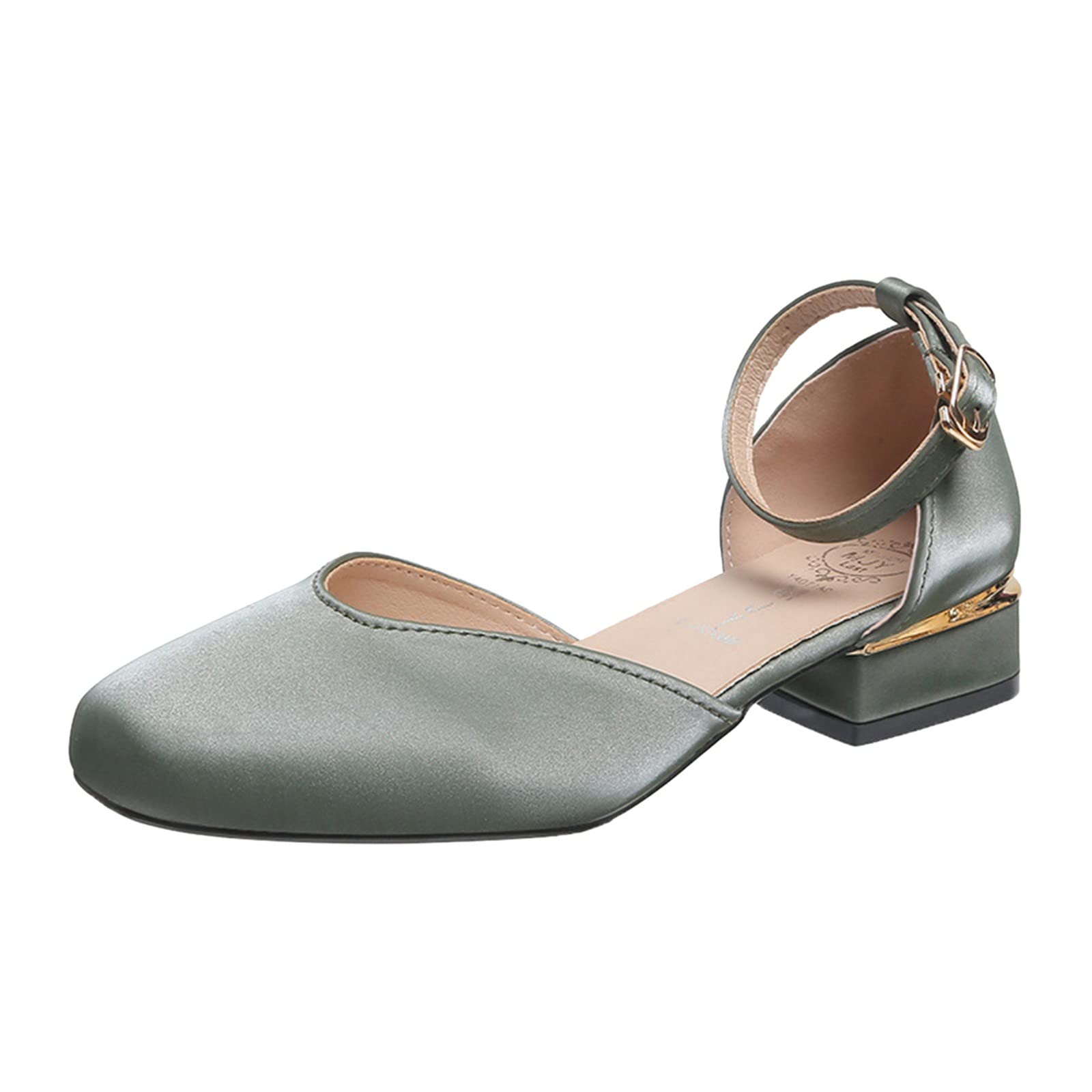 Women's Slip-On Mules Sandals with Chunky Block Heels - Comfortable Summer Casual Shoes for Beach, Vacation & Everyday Wear