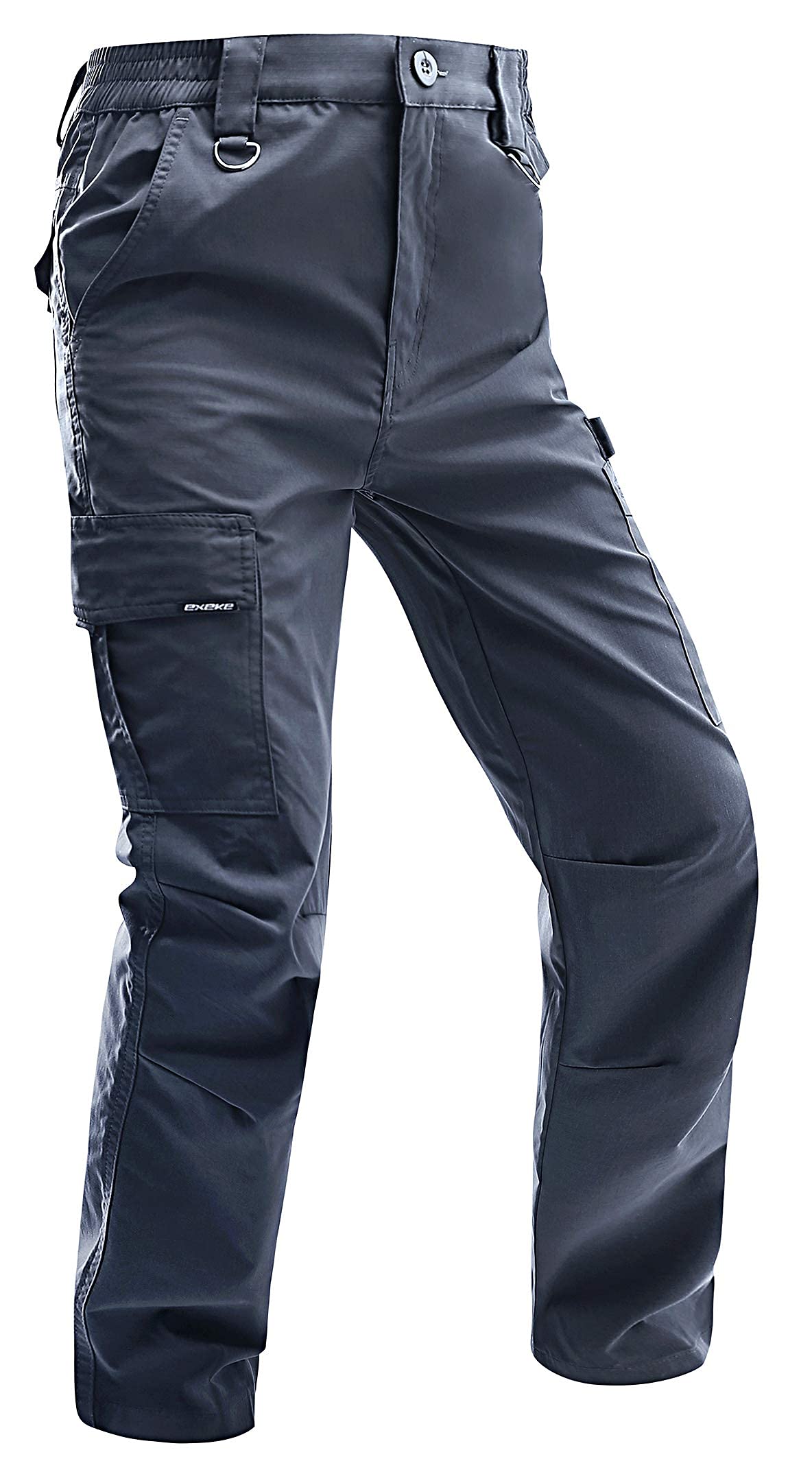 EXEKE Men's Cargo Work Pants - Lightweight Tactical Hiking Pants for Outdoor Adventures, Camping & Construction Work - Durable Utility Pants with Multiple Pockets