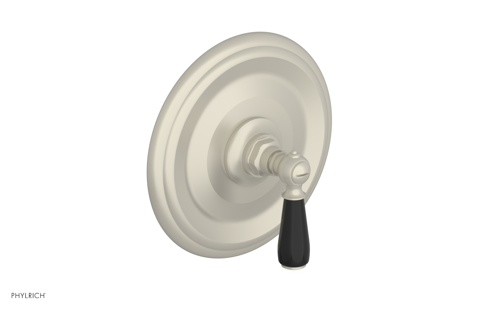 Jamestown Pressure Balance Shower Plate & Handle Trim with Black Accents - 4