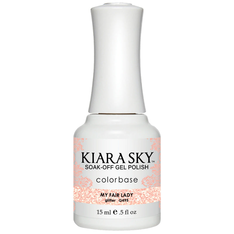 Gel Polish G495 My Fair Lady - Long Lasting Nail Polish for Manicures & Pedicures - Perfect for Salons, Home Use & Special Occasions
