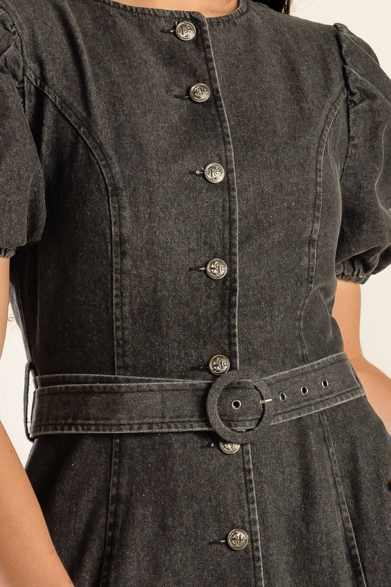 Stylish Black Denim Midi Dress for Women | Trendy Casual & Party Outfit | Perfect for Date Night, Office Wear & Evening Events