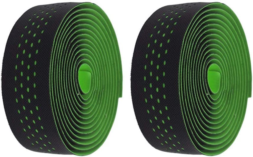 Premium Non-Slip Bike Handlebar Tape - PU Leather & EVA Foam Road Bicycle Grip for MTB, Fixed Gear - Waterproof, Breathable Cycling Accessories (Color #4) - Perfect for Commuting, Racing & Long-Distance Cycling