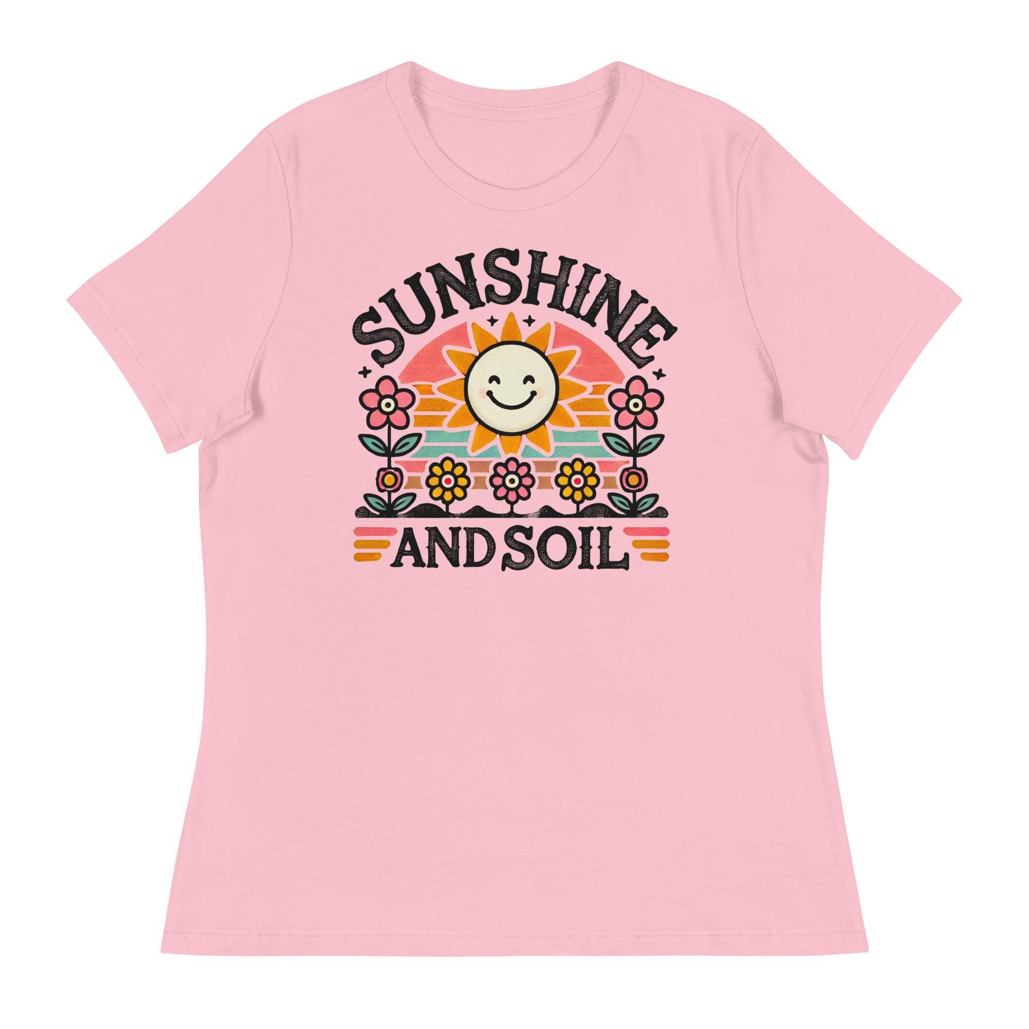 Sunshine and Soil Graphic T-Shirt - Comfortable Cotton Tee for Men & Women - Perfect for Outdoor Adventures, Gardening, and Casual Wear