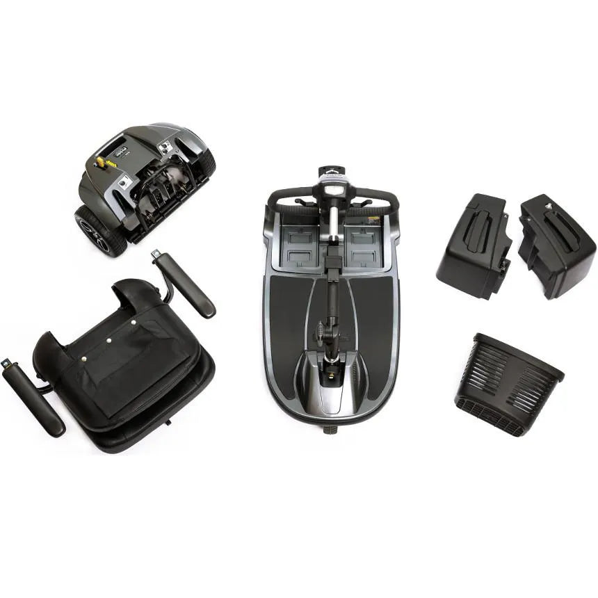 Pride Revo 2.0 3-Wheel Mobility Scooter - Lightweight, Portable & Foldable for Seniors & Adults - Indoor & Outdoor Use for Shopping, Travel & Daily Commuting