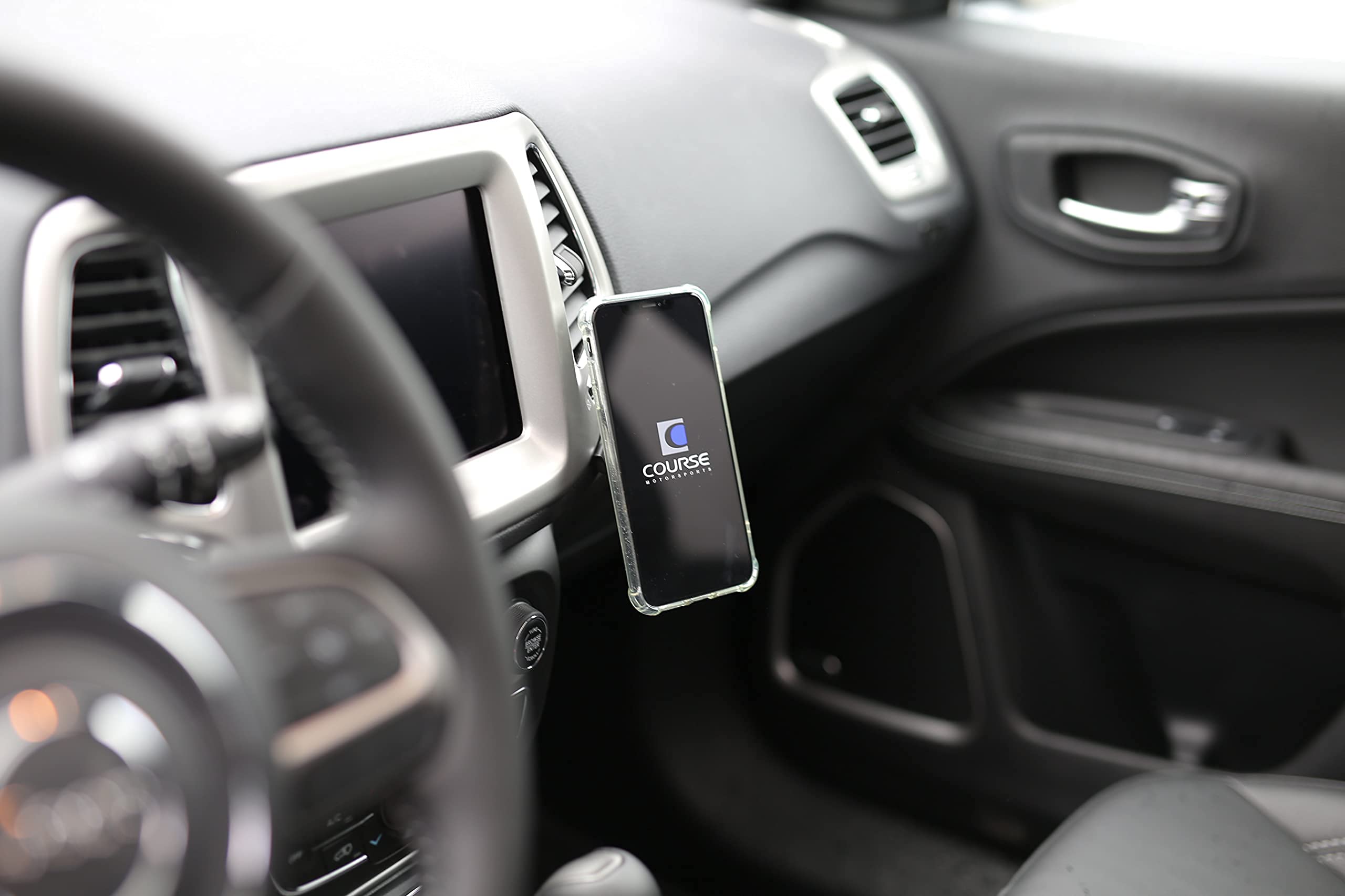 Course Motorsports DirectFit Automatic Gripping Wireless Charger Car Phone Mount Holder for Honda CR-V 2017-2022 - Fast Charging Phone Stand with Auto-Clamp Technology (Black) | Perfect for Road Trips, Commuting & Hands-Free Navigation