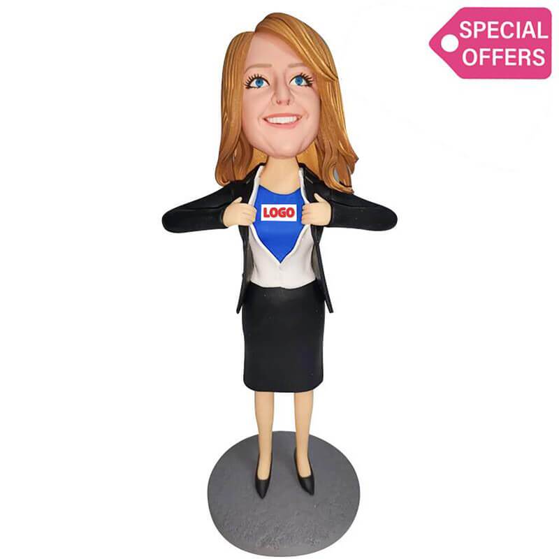 Personalized Bobblehead - Unique Custom Gift for Women, Wife, Girlfriend | Birthday, Anniversary, Wedding Present | Fun Home & Office Decoration
