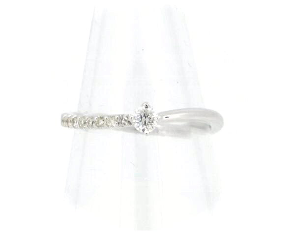 4℃ Diamond 18K White Gold Ring for Women - Elegant Engagement, Wedding, Anniversary Gift for Her