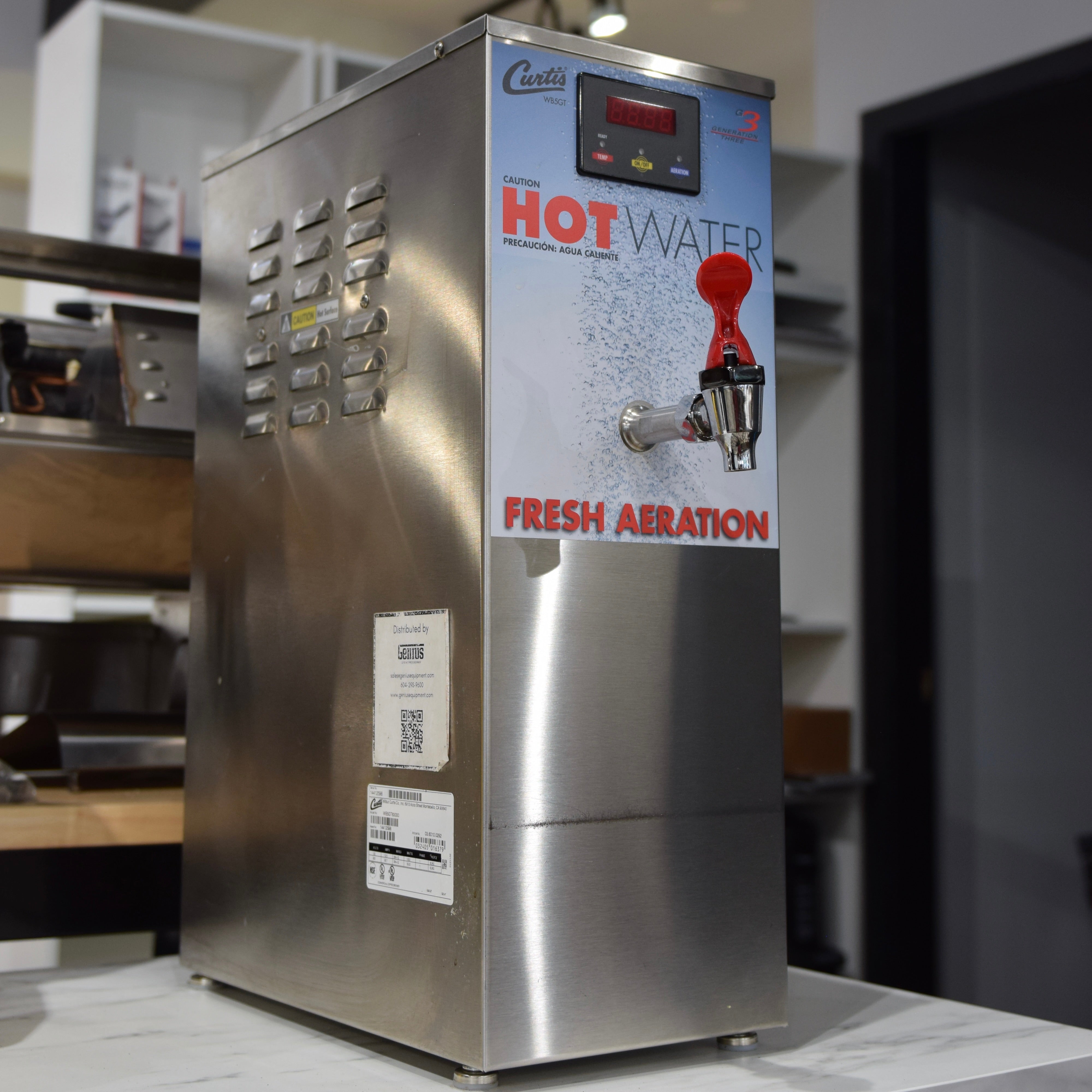 Refurbished Curtis Hot Water Tower - Commercial & Industrial Use for Restaurants, Hotels, and Food Service