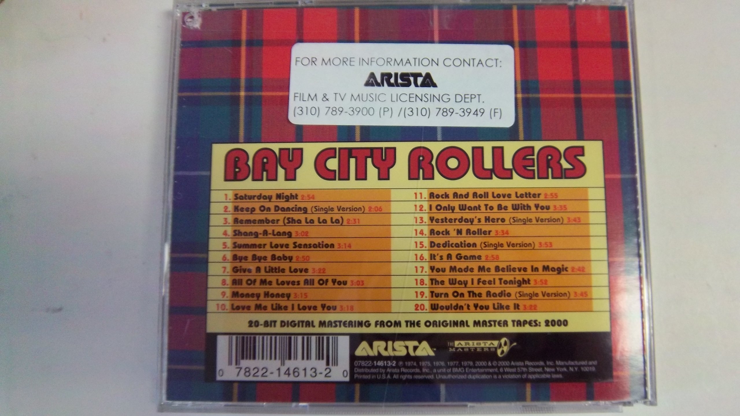 Bay City Rollers: The Definitive Collection CD - Greatest Hits Album | 70s Scottish Pop Band Music | Perfect for Parties, Road Trips & Retro Music Lovers