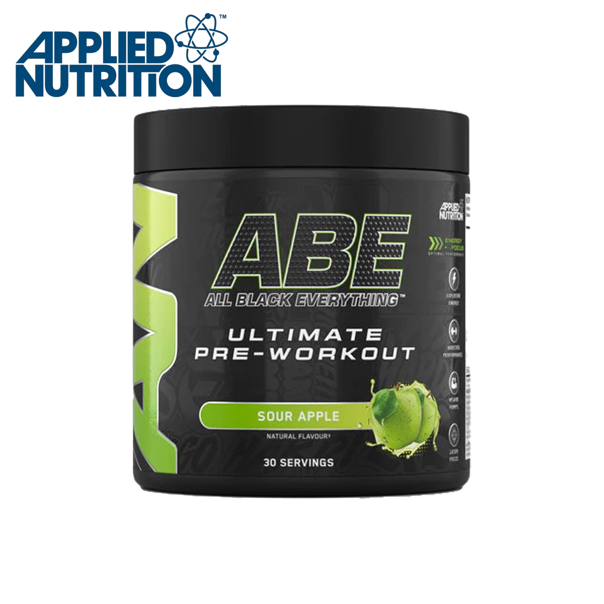 Applied Nutrition ABE (All Black Everything) Ultimate Preworkout Powder 315g - Boost Energy & Performance for Intense Workouts & Gym Sessions