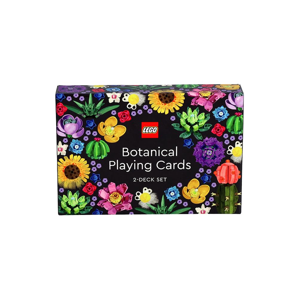 LEGO® Botanical Playing Cards – Beautiful Floral Design Deck for Card Games, Collectors & Gifts | Perfect for Poker, Magic Tricks, Family Game Nights & LEGO® Fans