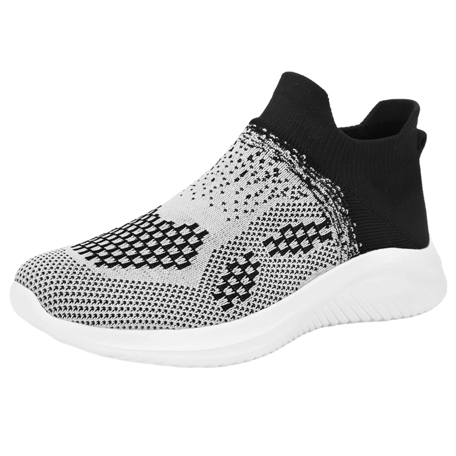 **YUHAOTIN Men's Waterproof Slip-On Travel Shoes - Breathable Plantar Fasciitis Sandals for Walking, Running & Tennis - Casual Couple Shoes for Outdoor & Daily Wear**