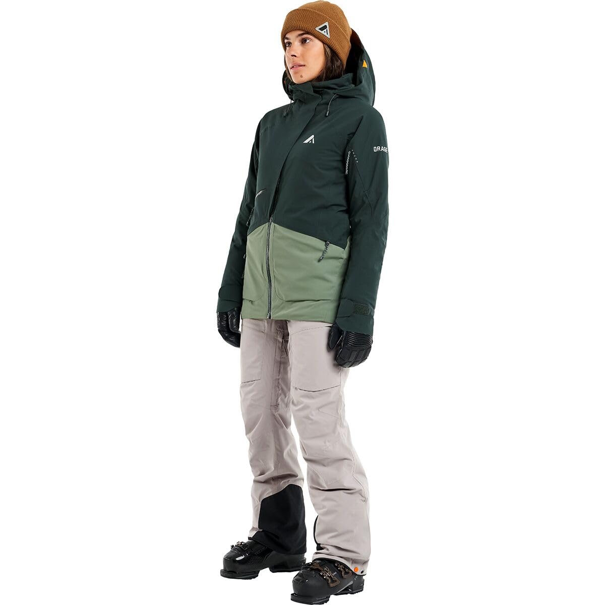 Grace Women's Insulated Winter Jacket - Waterproof Windproof Warm Coat for Outdoor Hiking, Skiing & Cold Weather
