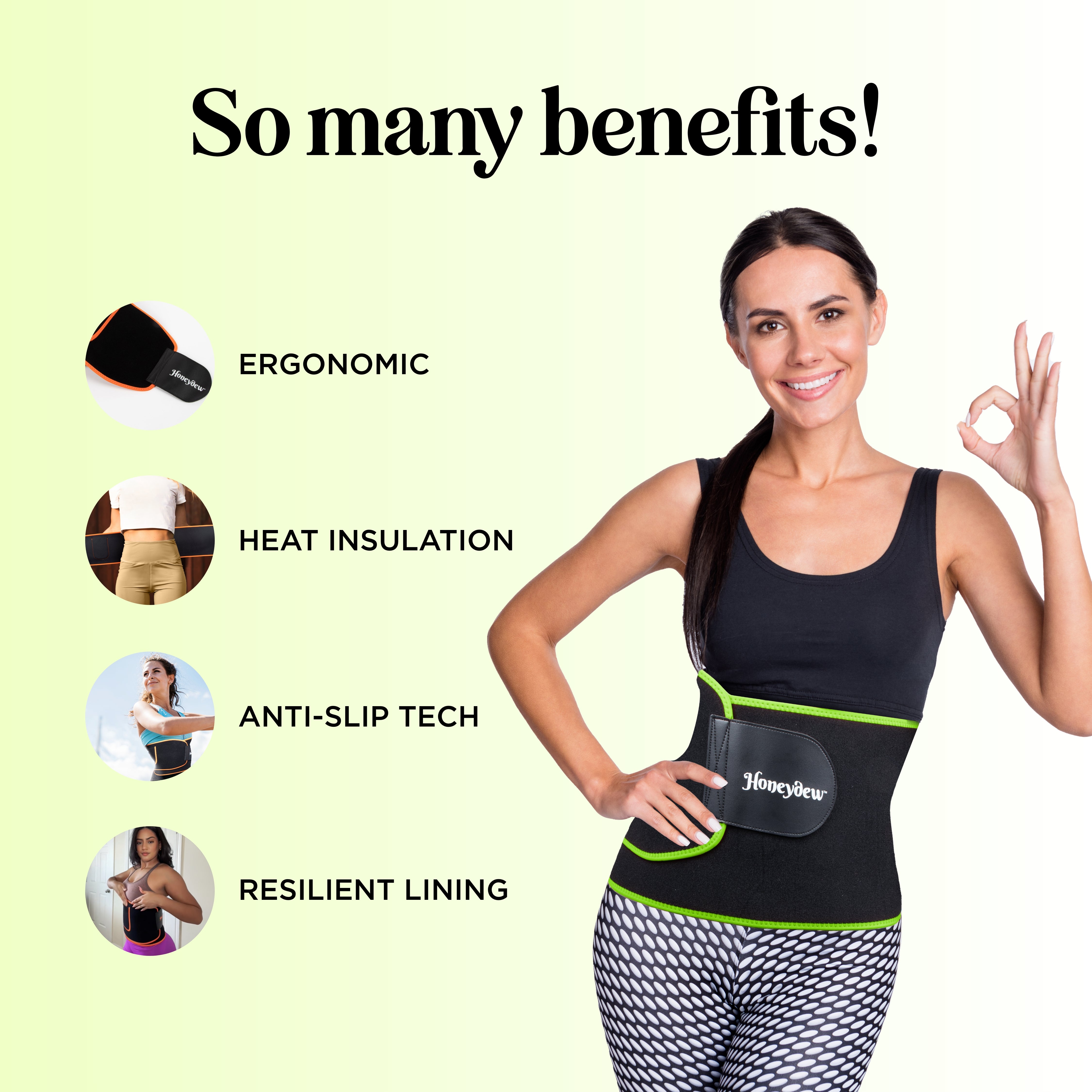Premium Neoprene Waist Trainer Sweatband for Women & Men - Body Shaper for Belly Fat Reduction, Slimming Workout & Sweat Enhancement - Perfect for Gym, Yoga & Weight Loss