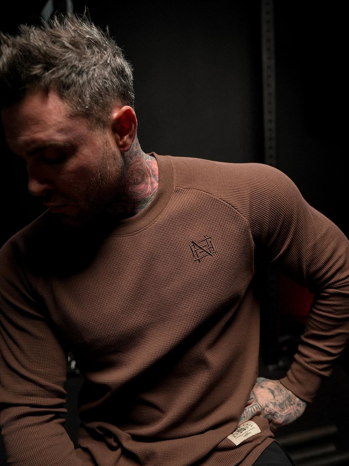 Men's Lightweight Thermal Long Sleeve Shirt - Cocoa Brown for Outdoor Hiking, Camping & Winter Layering