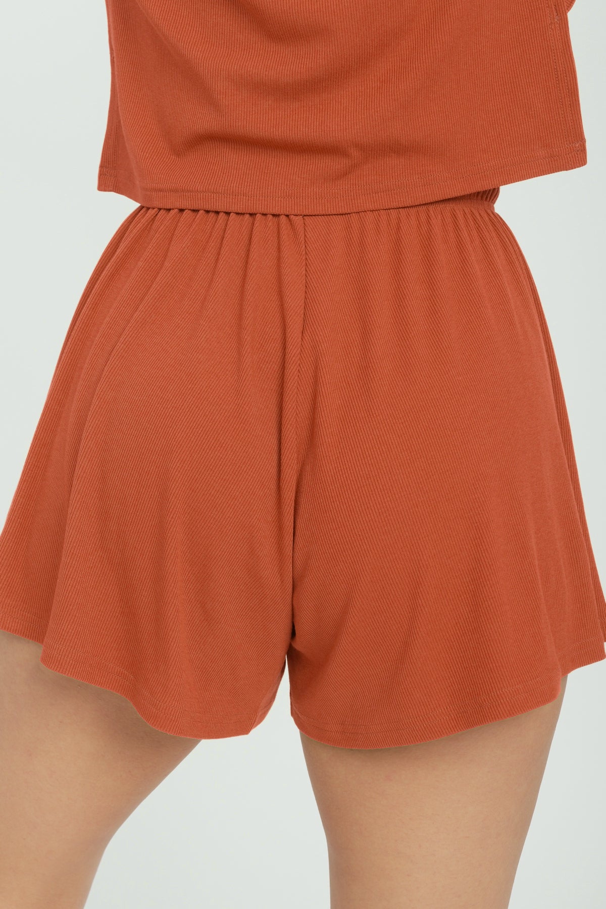 Simi Drawstring Bottom Amber - Stylish and Comfortable Women's Shorts for Summer, Beach, Yoga, and Casual Wear