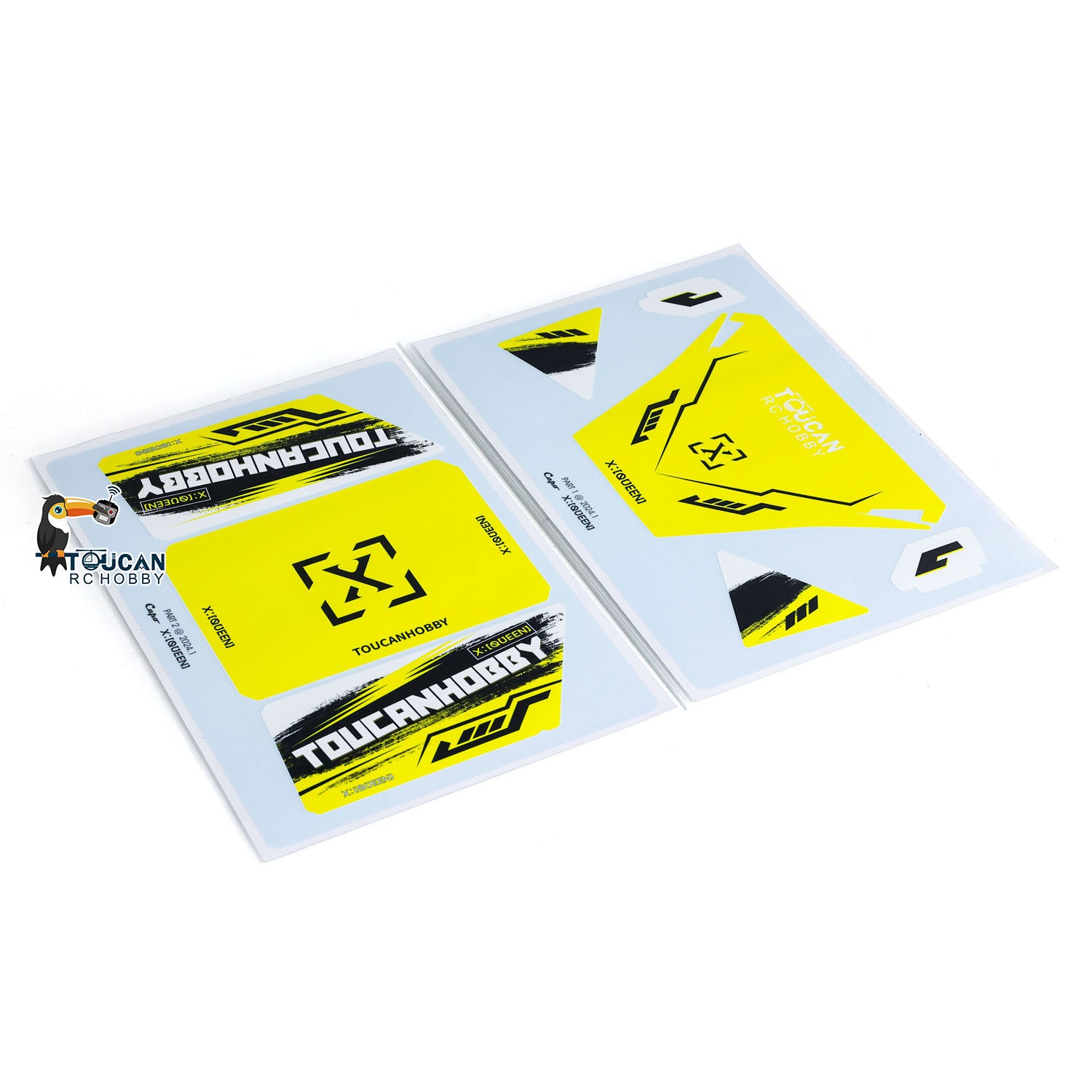 Custom PVC Waterproof Decal Stickers for Capo 1/8 U4 CD1582X RC Crawler - Durable Toucan Design for RC Hobby Vehicles - Perfect for Off-Road Climbing & RC Car Customization