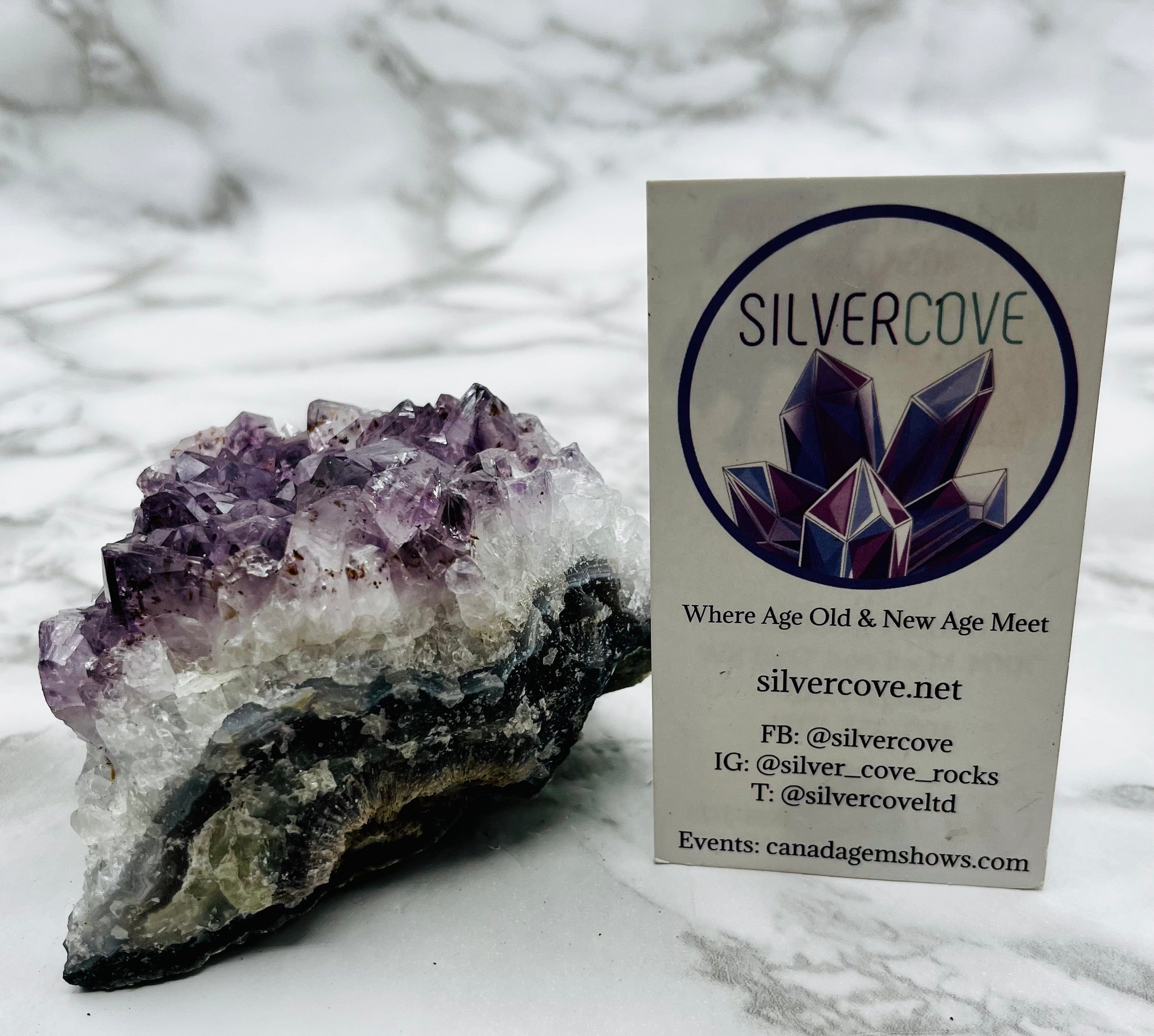 Natural Amethyst Cluster Specimen - Raw Purple Crystal Healing Stone for Meditation, Home Decor & Spiritual Gifts | Perfect for Reiki, Feng Shui & Crystal Collectors