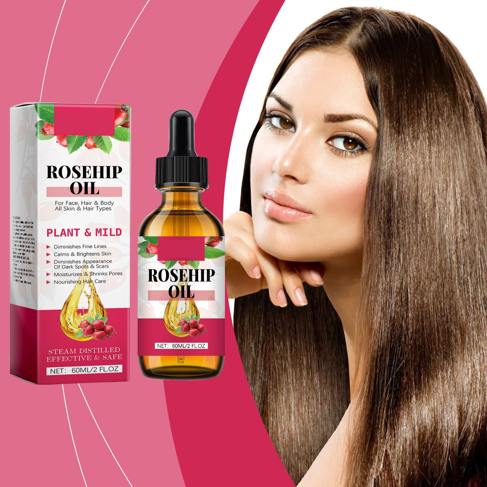 Natural Body Oil for Skin Care & Massage - Organic Essential Oils for Face & Body, Aromatherapy Relaxation | Perfect for Spa, Home Use & Self-Care Routines