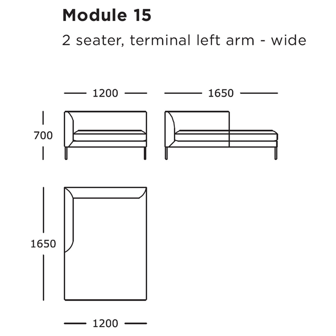 Modular Sofa Set - 9 & 16 Piece Configurable Sectional Couch for Living Room, Lounge & Home Theater Comfortable Seating Solution
