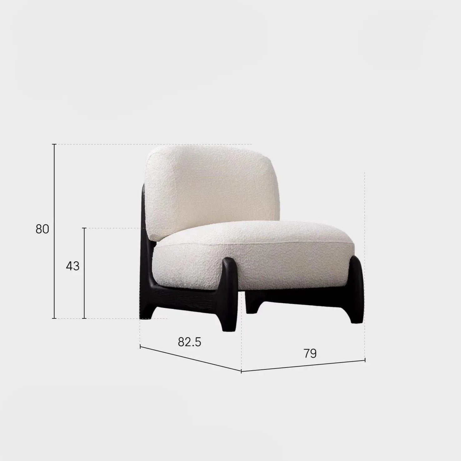 Modern Style Sofa Chair - Comfortable Lounge Chair for Living Room, Bedroom, Office - Perfect for Relaxing, Reading & Small Space Decor