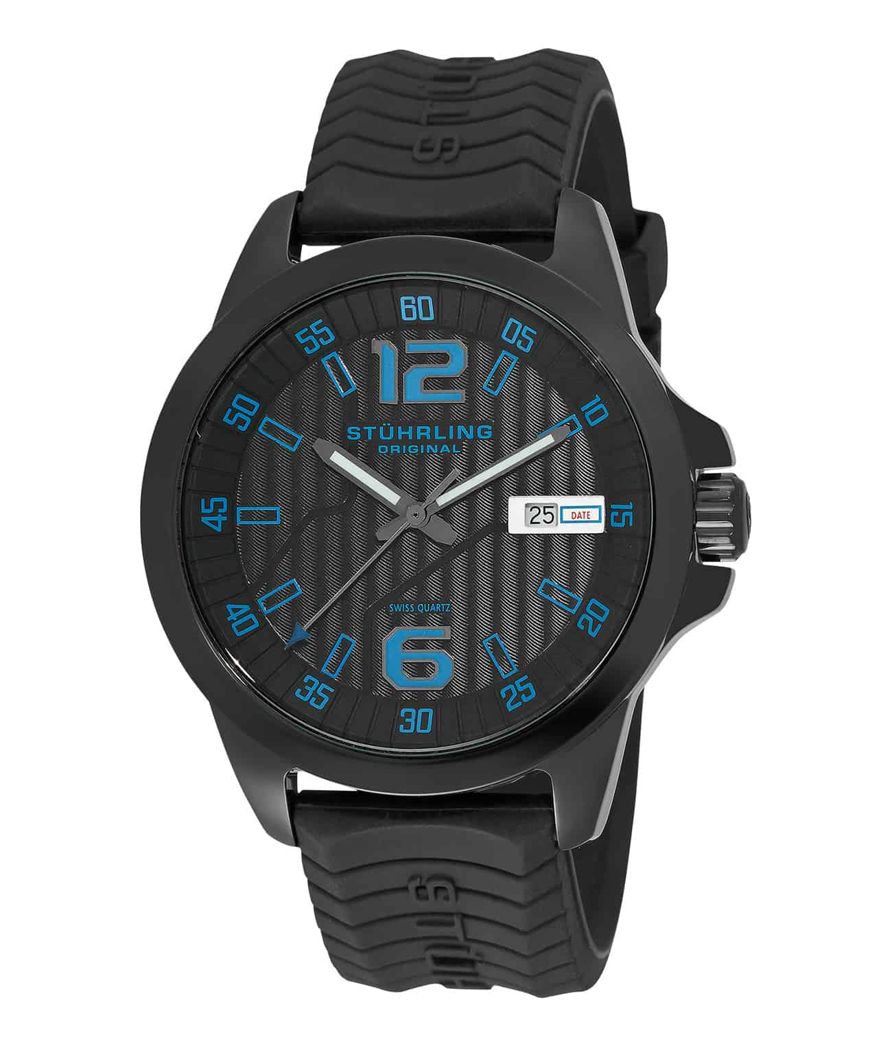 Concorso D'Italiano 219B Quartz 46mm Aviator Watch - Stylish Pilot Watch for Men, Water Resistant, Durable Leather Strap - Perfect for Aviation Enthusiasts, Business Professionals & Everyday Wear