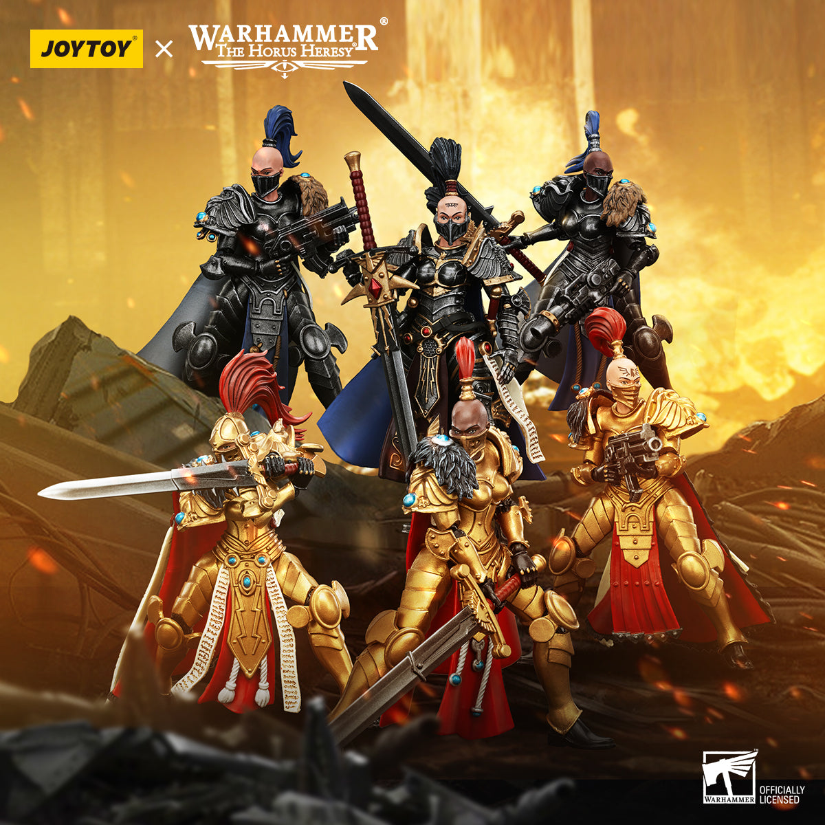 JOYTOY 1/18 Scale Warhammer The Horus Heresy Sisters of Silence Action Figure - Collectible Miniature for Tabletop Gaming & Display