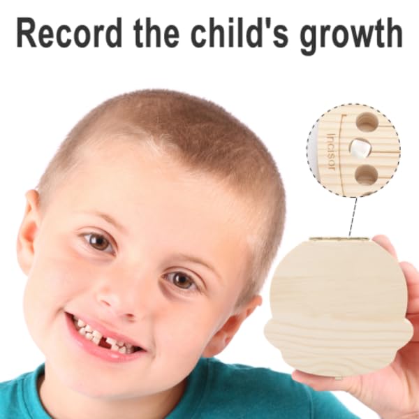 Personalized Baby Tooth Fairy Keepsake Box - Custom Photo Teeth Storage for Kids | Cherish Childhood Memories | Perfect for First Tooth Loss, Milestone Gifts & Nursery Decor