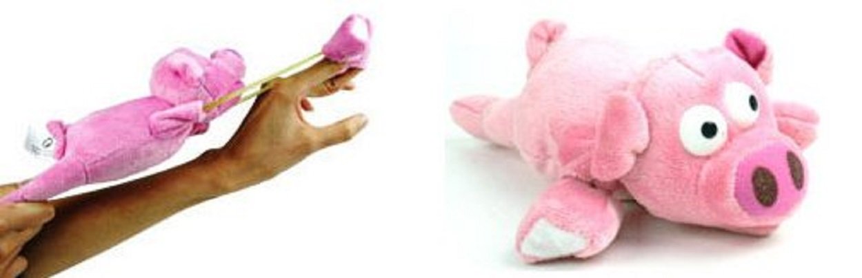 Playmaker Toys 4550 - FLINGSHOW Animal Launcher Toy (Pig) for Kids Outdoor Play & Party Games