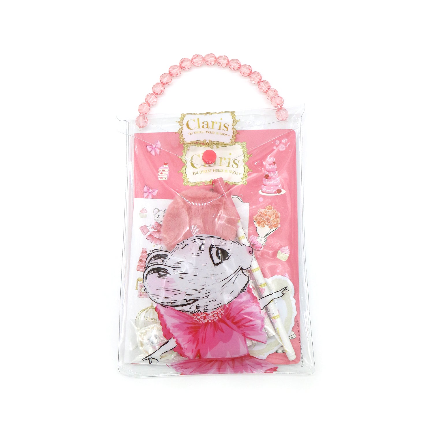 Claris The Mouse Magnificent Mess Stationery Set - Cute Mouse-Themed Writing Supplies for Kids, Back to School Essentials, Perfect for Classroom, Homework & Creative Projects